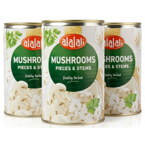 العلالي فطر مقطع وسيقان 3*400 جم