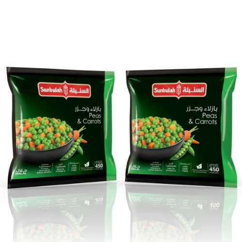 بازلاء وجزر السنبلة 2*450 جم