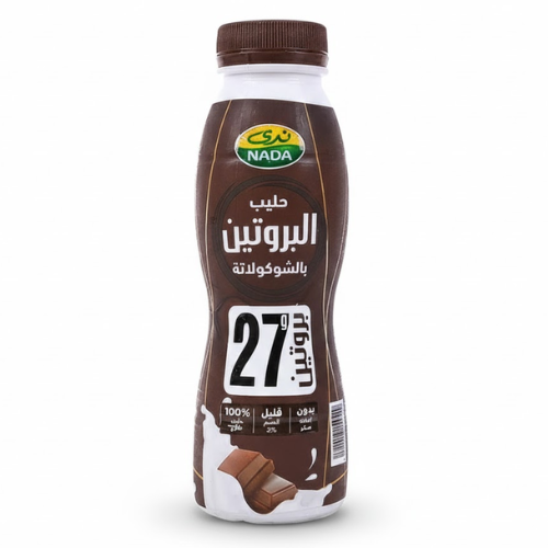 حليب بروتين شوكولاتة قليل الدسم 320مل ندى