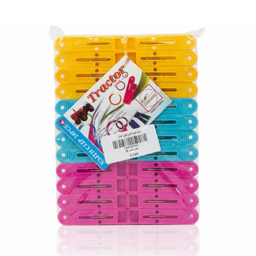 كلبس ملابس 24 حبة