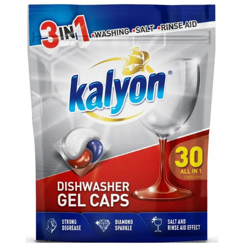أقراص جل غسالة أطباق 30 قرص Kalyon