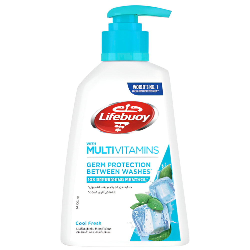 غسول يدين مطور بالفضة انتعاش البرودة 500م لايف بوي