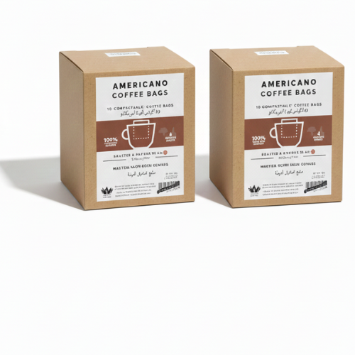 ع/ 2 حبة 10 اكياس قهوة امريكانو 80 جم