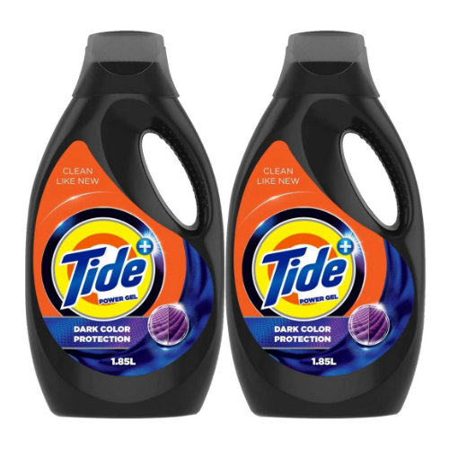 تايد عباية منظف سائل للغسالات الأوتوماتيكية مع لمسة داوني 2 × 1.85 لتر