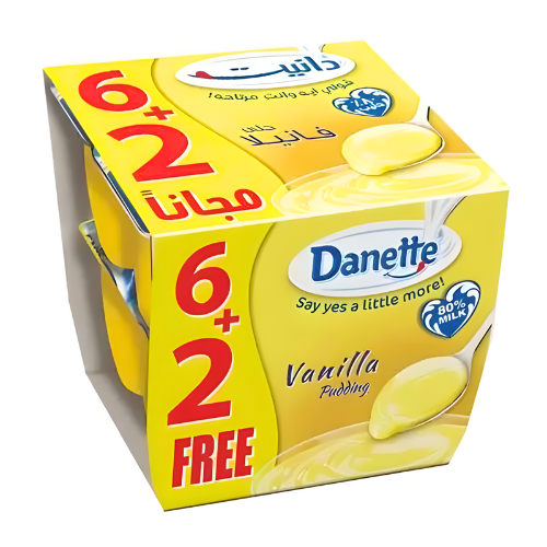 دانيت فانيلا 90 جرام (6+2 مجانا)