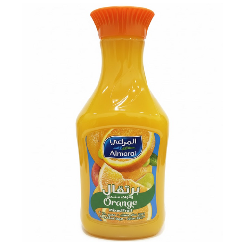 عصير برتقال بدون إضافة سكر 1.4 لتر المراعي