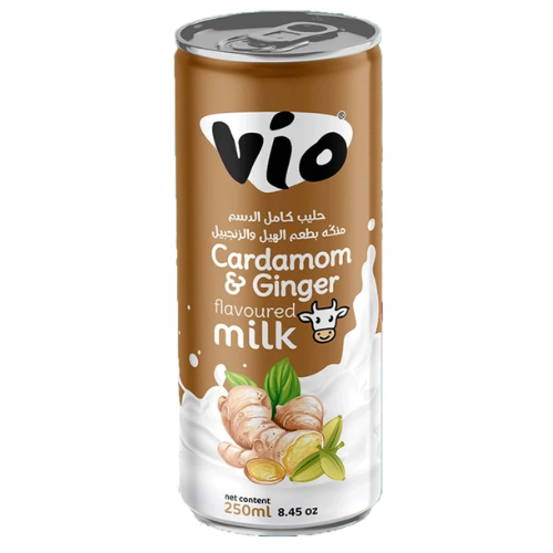 فيو حليب معقم بنكهة الهيل والزنجبيل 250 مل فايو