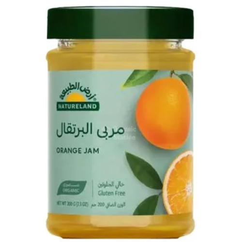 أرض الطبيعة مربى البرتقال العضوي 200 جم