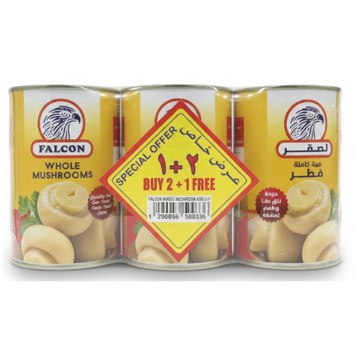 فالكون فطر كامل، عرض 3 حبة × 425 جم