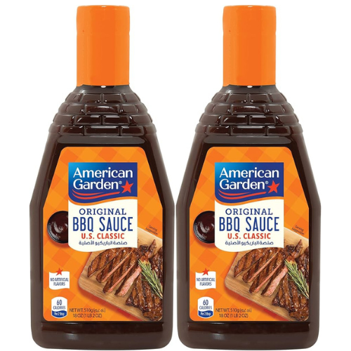 صلصة الباربيكيو الأصلية أمريكان جاردن، 2 × 510 جم