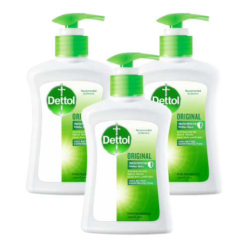 صابون سائل لليدين ديتول الاصلي200 مل 3 حبة