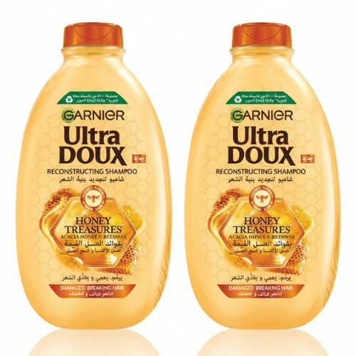 غارنييه ألترا دو شامبو لتجديد بنية الشعر بالعسل 2*400 مل