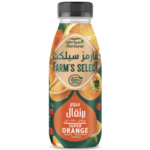 عصير برتقال سوبر 250 مل 100% طبيعي