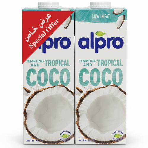 ع/2 حبه البرو حليب صويا جوز الهند مع الارز 1 لتر