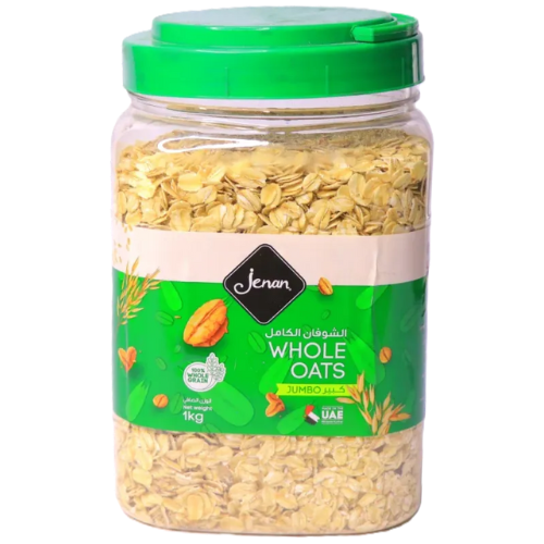 شوفان كامل غني بالألياف جنان 1 كجم