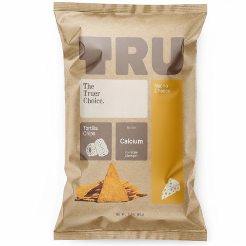 ترو رقائق تورتيا نكهة جبنة ناتشو مدعمة بالمعادن 90 جم Prolife