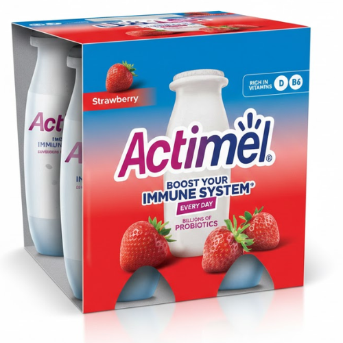 مشروب البان اكتمل 93م*4 بالفراولة