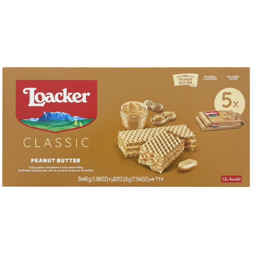 لواكر رقائق ويفر زبدة الفول السوداني المقرمشة الكلاسيكية 225 جم