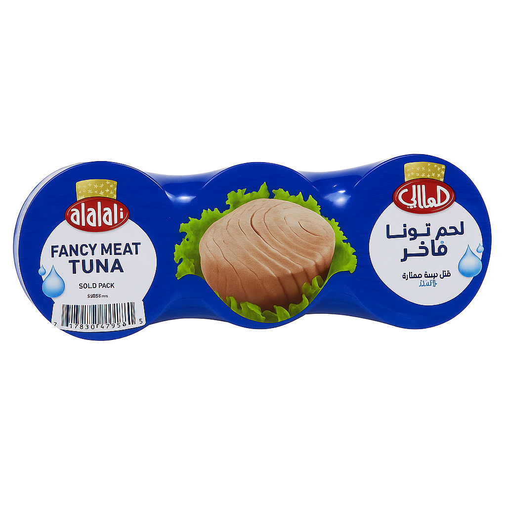 تونة فاخر بالماء العلالي 3 × 170جم