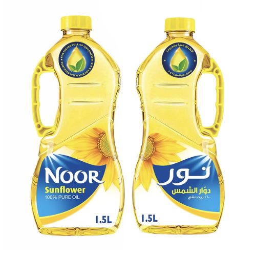 زيت نور دوار الشمس 2 × 1.5 لتر