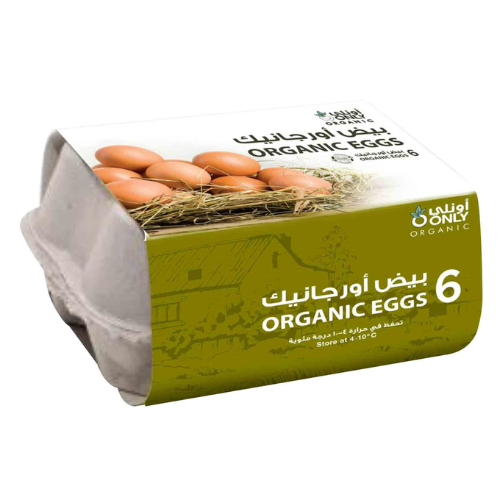 بيض اورجانك اونلي 6 حبة