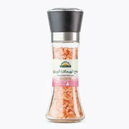 ملح الهيمالايا الوردي خشن طاحونة ارض الطبيعه 200جم
