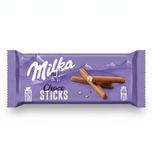 بسكويت اصابع الشوكولاتة مع الحليب استكس 112جم ميلكا