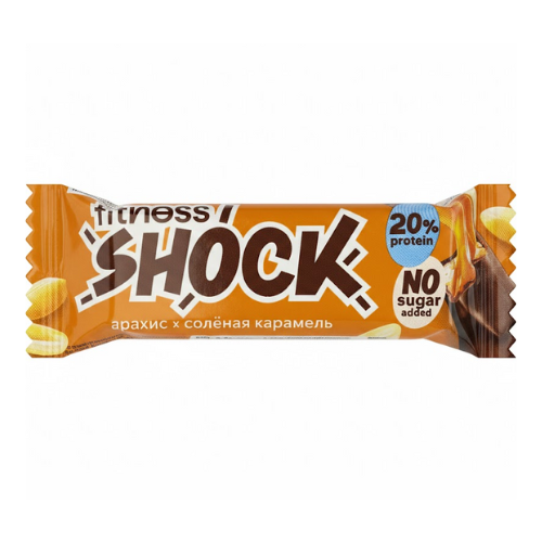 قطع البروتين فول سوداني وكراميل مملح شوك 50جرام