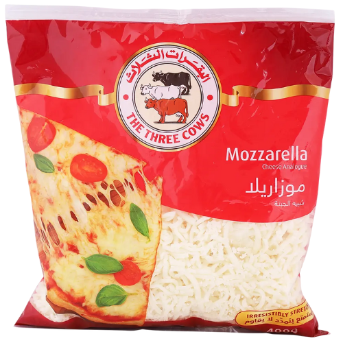 جبنة موزريلا مبشور 500 غ 3 بقرات