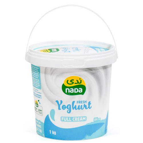 زبادي ندى طازج كامل الدسم 1 كجم