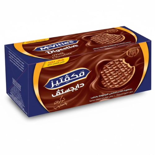 بسكويت دايجستيف شوكولاتة وحليب 200غ مكفتيز
