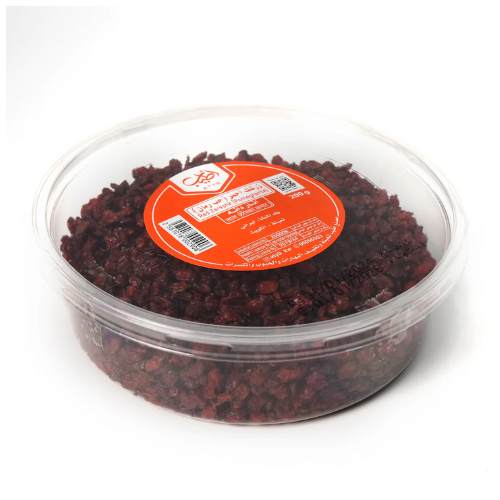 زرشك حب الرمان علبة شفاف 200غ