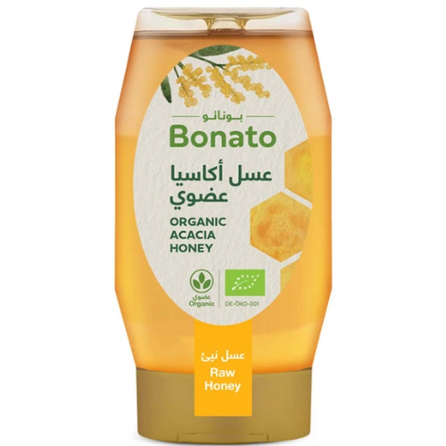 عسل اكاسيا عضوي 350جم بوناتو