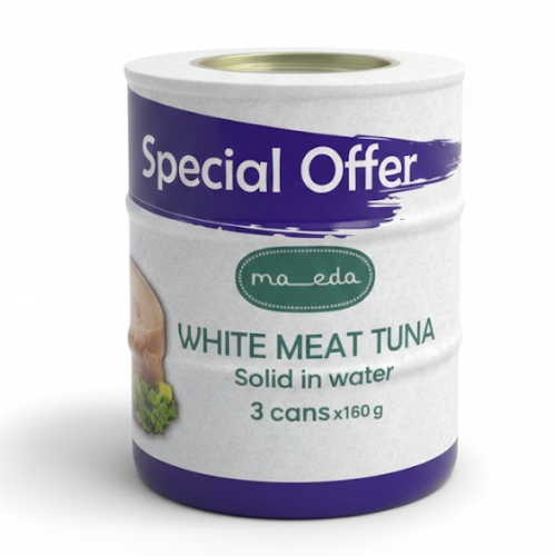 ع/3 حبه تونه بيضاء مع الماء مائدة 160 جم