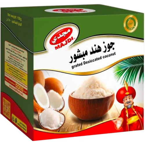 جوز هند مبشور فاخر كيس مجدي 150 غ