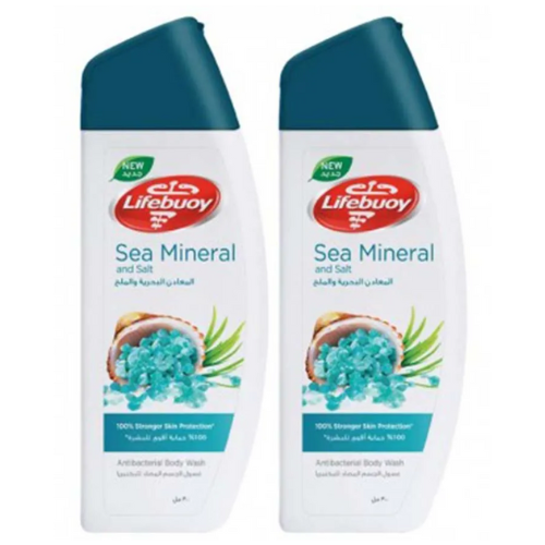 غسول الجسم لايفبوي بحر المعادن 2 × 300 مل
