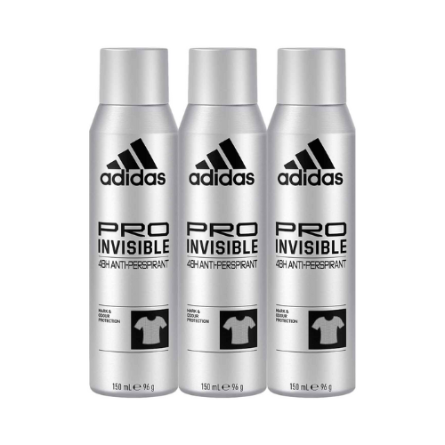 مزيل العرق أديداس برو إنفيزيبل 150 مل × 3 قطع