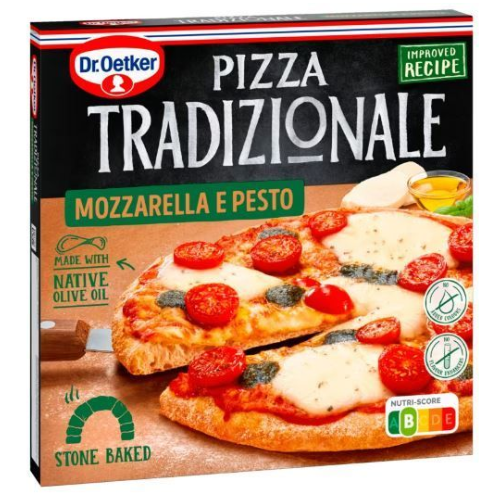 بيتزا مجمدة موزريلا بيستو ترازونالي 385 جم