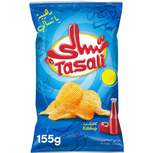 تسالي شيبس كاتشب 155 جم