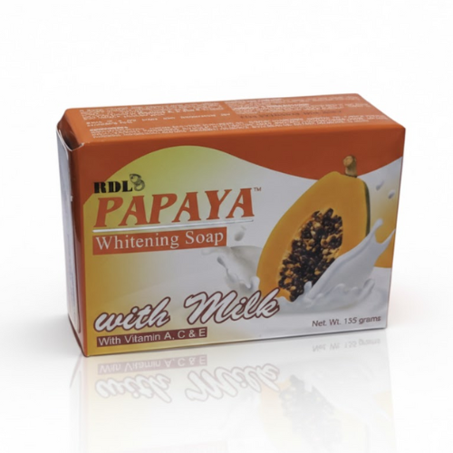 آر دي إل، صابون مبيض للبشرة بخلاصة البابايا والحليب، 135 جم