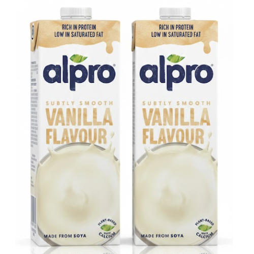 ألبرو حليب الصويا بنكهة الفانيليا، 2 × 1 لتر