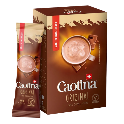كاوتينا أورجينال مشروب الشوكولاتة السويسري أكياس 10 × 15 جم