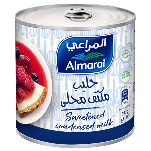 حليب مكثف محلى المراعي، 397 جم