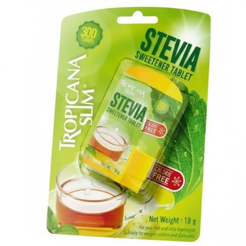 مُحلي تروبيكانا سليم ستيفيا 18 جم 300 قرص