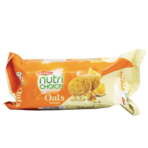 نوتري شويس بسكويت الشوفان-برتقال بريتانيا 75 جم