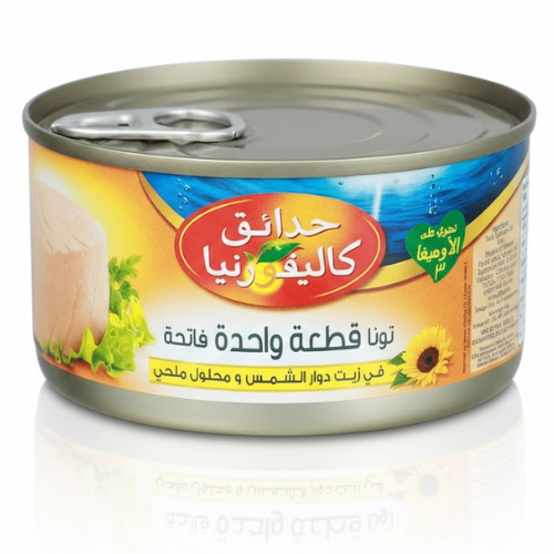 تونة لايت زيت 185 غ حدائق كاليفورنيا