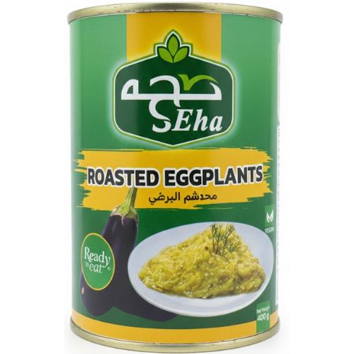 باذنجان مشوي علبه معدن 400جم صحه
