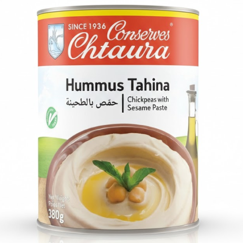 حمص  بالطحينة 380 غ شتورة