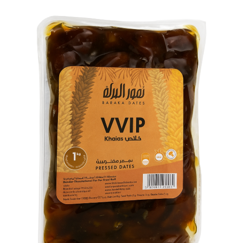 تمور البركة تمر VVIP خلاص 1 كجم