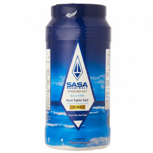 ملح طعام علب بحري البحر الأحمر 700 غ ساسا